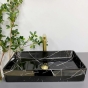 Умывальник (раковина) VBI TRIEST BLACK MARMO GLOSSY накладной VBI-012707 - 4