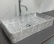 Умывальник (раковина) VBI TRIEST GREY STONE накладной VBI-012716 - 1