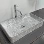 Умывальник (раковина) VBI TRIEST GREY STONE накладной VBI-012716 - 2