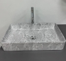 Умывальник (раковина) VBI TRIEST GREY STONE накладной VBI-012716 - 4