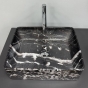 Умывальник (раковина) VBI ASTI M BLACK ONYX накладной VBI-013006 - 3