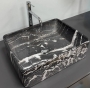 Умывальник (раковина) VBI ASTI M BLACK ONYX накладной VBI-013006 - 5