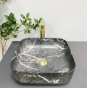 Умивальник (раковина) VBI ALGHERO BLACK ONYX MATT накладний VBI-013303 - 3