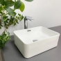 Умивальник (раковина) VBI ARABBA S WHITE накладний VBI-013500 - 3