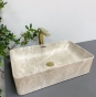 Умывальник (раковина) VBI ARABBA M BEIGE STONE MATT накладной VBI-013504 - 1