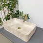 Умывальник (раковина) VBI ARABBA M BEIGE STONE MATT накладной VBI-013504 - 3