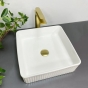 Умивальник (раковина) VBI BOLZANO WHITE накладний VBI-013800 - 3