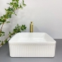 Умивальник (раковина) VBI BOLZANO WHITE накладний VBI-013800 - 4
