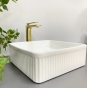 Умивальник (раковина) VBI BOLZANO WHITE накладний VBI-013800 - 6