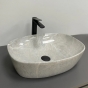 Умывальник (раковина) VBI OLBIA GREY STONE GLOSSY накладной VBI-014302 - 2