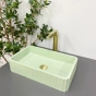 Умывальник (раковина) VBI FLORENTIA LIGHT GREEN MATT накладной VBI-015004 - 1