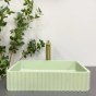 Умывальник (раковина) VBI FLORENTIA LIGHT GREEN MATT накладной VBI-015004 - 3