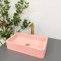 Умывальник (раковина) VBI FLORENTIA PINK MATT накладной VBI-015005 - 1