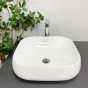 Умивальник (раковина) VBI TRICASE WHITE накладний VBI-015800 - 1