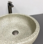 Умывальник (раковина) VBI CORRIDONIA BEIGE STONE MATT накладной VBI-016100 - 5