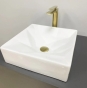Умивальник (раковина) VBI TROIA WHITE GLOSSY накладний VBI-016400 - 2
