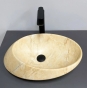 Умивальник (раковина) VBI ROTELLO BEIGE ONYX MATT накладний VBI-017103 - 3