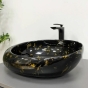 Умивальник (раковина) VBI RICCIA BLACK MARMO GLOSSY накладний VBI-017201 - 2