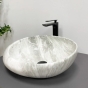 Умивальник (раковина) VBI RICCIA LIGHT STONE GLOSSY накладний VBI-017202 - 3