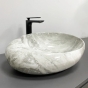 Умивальник (раковина) VBI RICCIA LIGHT STONE GLOSSY накладний VBI-017202 - 5