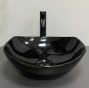 Умивальник (раковина) VBI RONTA DARK BLACK GLOSSY накладний VBI-017301 - 1