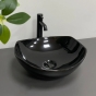 Умивальник (раковина) VBI RONTA DARK BLACK GLOSSY накладний VBI-017301 - 3