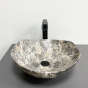 Умивальник (раковина) VBI RONTA DARK GREY STONE MATT накладний VBI-017302 - 3