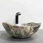 Умивальник (раковина) VBI RONTA DARK GREY STONE MATT накладний VBI-017302 - 5