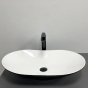 Умивальник (раковина) VBI TURATE BLACK WHITE накладний VBI-017501 - 3