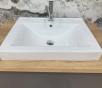 Умивальник (раковина) VBI BAGNARA 60 WHITE врізний VBI-018062 - 3