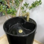 Умывальник (раковина) VBI AGRIENTO BLACK GLOSSY напольный VBI-019005 - 5