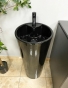 Умивальник (раковина) VBI BOLONIA BLACK GLOSSY підлоговий VBI-019018 - 2