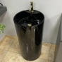 Умивальник (раковина) VBI BOLONIA M BLACK MARBLE підлоговий VBI-019026 - 2