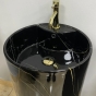 Умивальник (раковина) VBI BOLONIA M BLACK MARBLE підлоговий VBI-019026 - 3