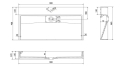 Умивальник раковина VBI ESTE 90 WHITE 1/O накладний підвісний VBI-019917 - 2