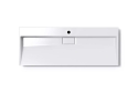 Умивальник раковина VBI ESTE 120 WHITE 1/O накладний підвісний VBI-019925 - 8
