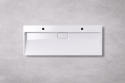 Умивальник раковина VBI ESTE 120 WHITE 2/O накладний підвісний VBI-019927 - 1
