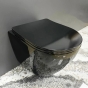 Підвісний унітаз VBI VULCANO BLACK GLOSSY VBI-020414 - 1