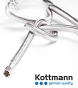 Шланг для воды Kottmann M10x1/2" длинный штуцер 0,3м (GS8030.449) - 2