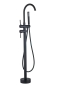 Смеситель для ванны VBI MILANO BLACK напольный VBI-050108BL - 1