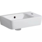 Раковина Geberit Selnova Compact 501.517.00.7, отверстие для смесителя справа, белый глянец - 1