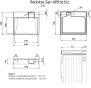 Раковина Redokss San Fobos 60x50 (APR015/2) - 5
