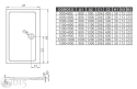 Душовий піддон RADAWAY Doros D 1000x800x50 білий (SDRD1080-01) - 2