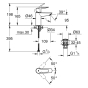 Смеситель для раковины Grohe QuickFix Start S-Size 23550002 с донным клапаном (CV030579) - 8
