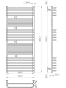 Водяна рушникосушарка Mario INOX Гера-Люкс 1500х630/600  (1.7.044551.P) - 4