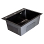 Мийка кухонна Insana EXTOR IB 6050 з нержавіючої сталі 60х50х22 чорна (А0059857) - 2