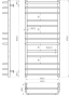 Водяной полотенцесушитель Mario INOX Премиум Люкс 1170х540/500 (1.7.044601.P) - 4