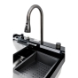 Мийка кухонна Insana MITTONI P-5 7546 чорна з нержавіючої сталі 75х46х22 BLACK (А0059850) - 7