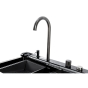 Мийка кухонна Insana PIANO P-7 7546 чорна з нержавіючої сталі 75х46х22 BLACK (А0059852) - 2