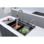 Мийка кухонна Insana PIANO P-7 7546 чорна з нержавіючої сталі 75х46х22 BLACK (А0059852) - 3